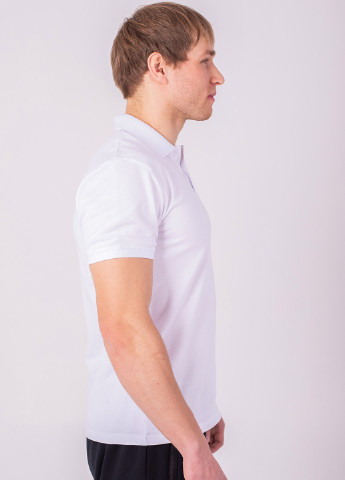 Белая футболка-5720-02 поло муж. белый для мужчин TvoePolo однотонная