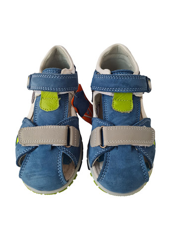 Синие кэжуал сандалии EEBB на липучке