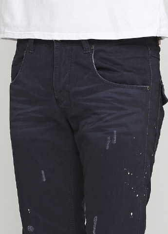 Темно-синие демисезонные прямые джинсы Aggresive