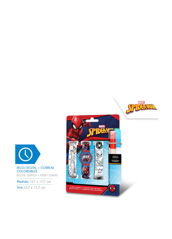 Годинник з ремінцем-розфарбуванням Spiderman Kids Euroswan (286322804)