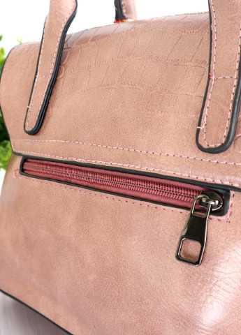 Красивая женская сумочка с тиснением. Стильная женская сумка с бантиком Розовый Daisy (204149704)