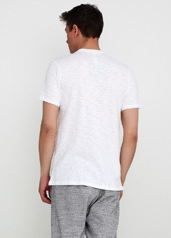 Біла футболка з коротким рукавом adidas