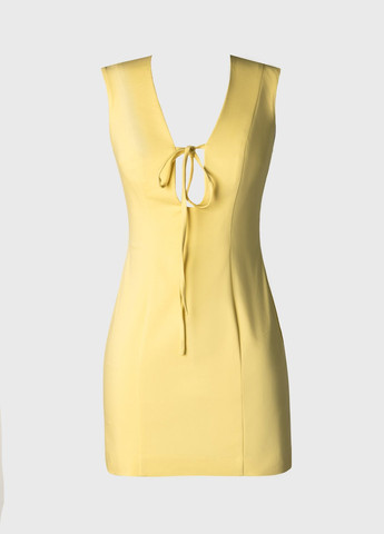 Жовтий кежуал сукня футляр Gepur однотонна