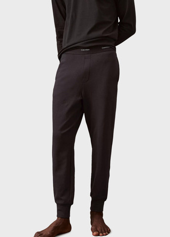 Темно-коричневые домашние демисезонные брюки Calvin Klein