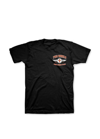 Чорна футболка Gildan