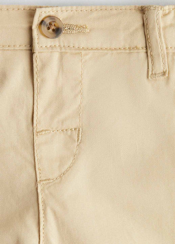 Бежевые кэжуал демисезонные брюки чиносы H&M