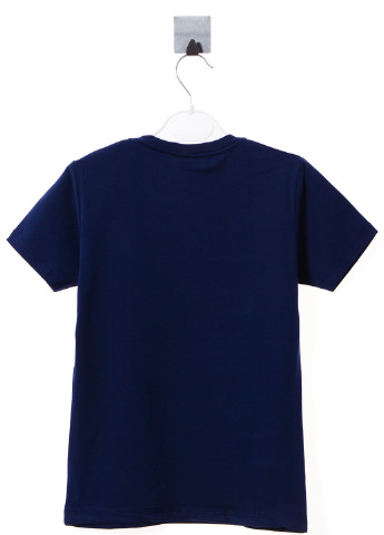 Темно-синя літня футболка Onem