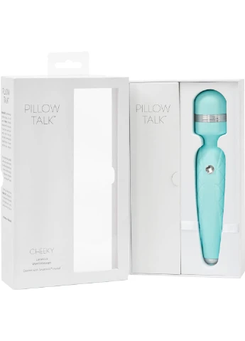 Розкішний вібромасажер із кристалом Swarovski Pillow Talk (252009785)