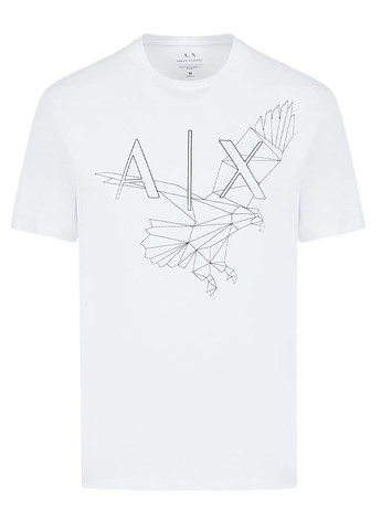 Біла футболка Armani Exchange