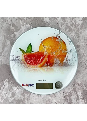 Ваги кухонні Апельсин LSU-5008-Orange 5 кг Livstar (253614817)