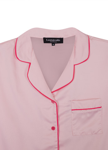 Рожева всесезон піжама (сорочка, штани) рубашка + брюки Loungeable
