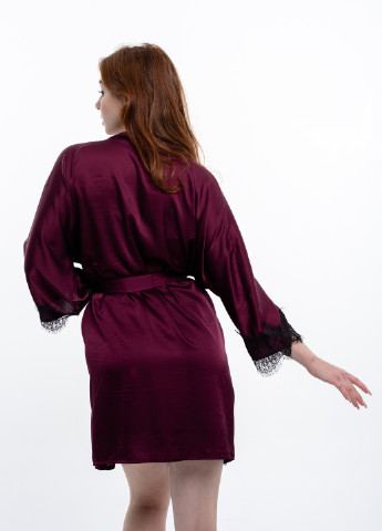 Бордова всесезон комплект (халат + пеньюар) GorLin