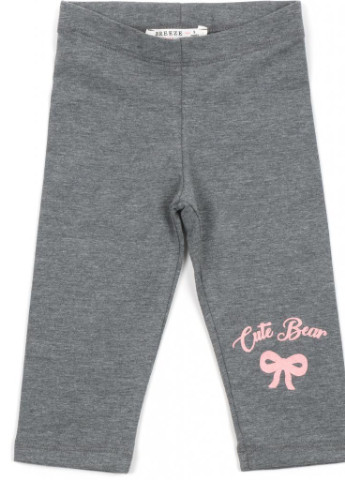 Сірий демісезонний костюм десткий з ведмедиком (13298-74g-peach) Breeze