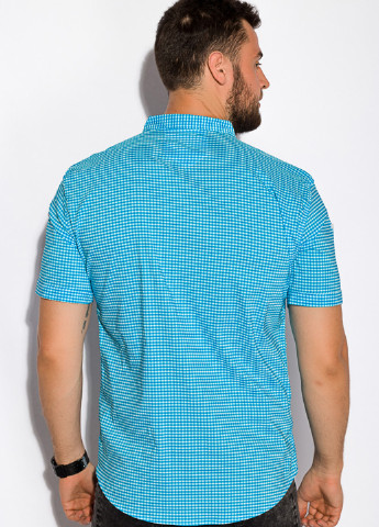 Голубой кэжуал рубашка в клетку Time of Style