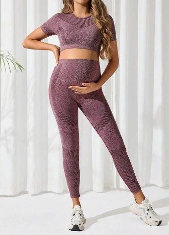 Костюм для беременных (топ, леггинсы) SHEIN (323619016)