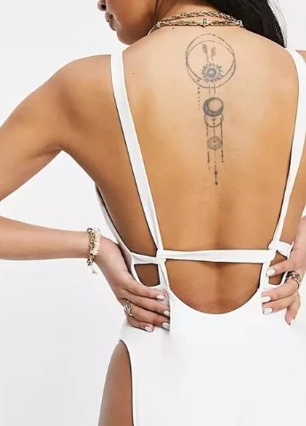 Белый летний купальник Asos
