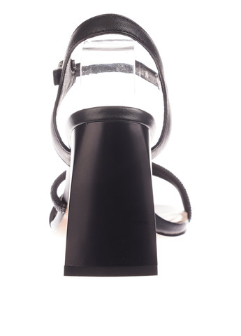 Черные босоножки Blizzarini с ремешком со стразами