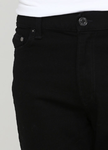Черные демисезонные слим джинсы H&M