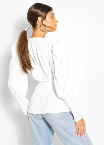 Біла блуза Boohoo