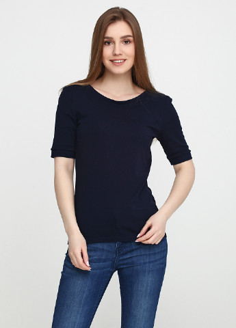 Темно-синяя летняя футболка Ralph Lauren