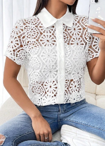 Белая блуза SHEIN