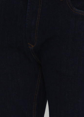 Темно-синие демисезонные зауженные джинсы Springfield