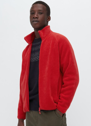 Червона демісезонна куртка Uniqlo