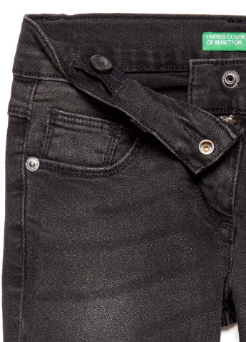 Графитовые демисезонные прямые джинсы United Colors of Benetton