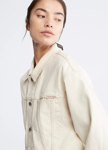 Молочная демисезонная куртка Calvin Klein