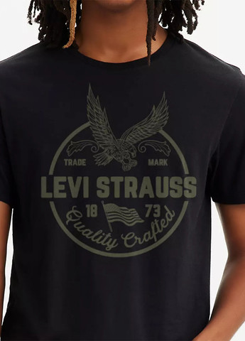 Черная футболка Levi's