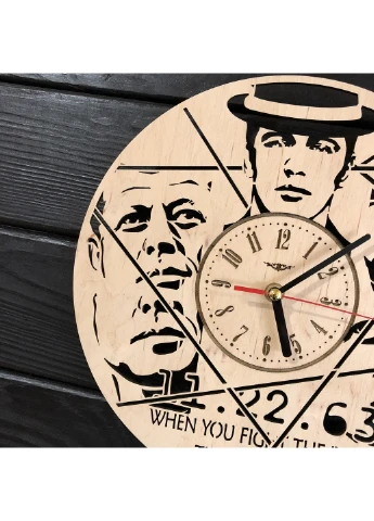 Годинник настінний з дерева «11.22.63» 7Arts (253566525)
