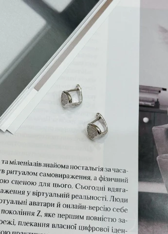Сережки Silver Flame (317284851)