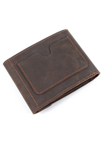 Чоловічий шкіряний гаманець 12х9х1,5 см Vintage (252133259)