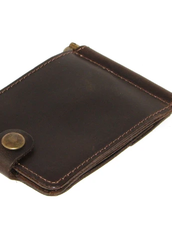 Подарочный набор №18 (зажим + картхолдер + ключница) коричневый DNK Leather (253933666)