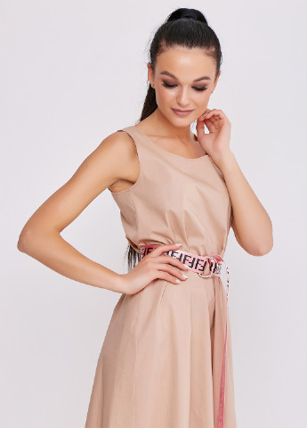 Комбинированное кэжуал платье ST-Seventeen однотонное