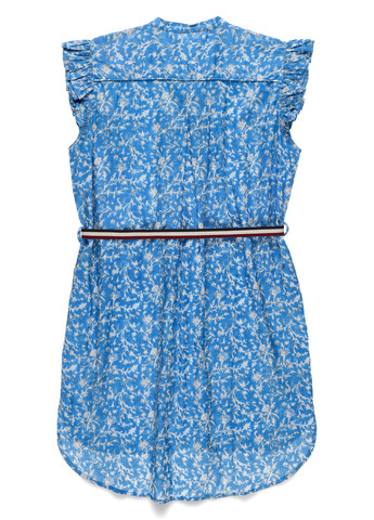 Синее кэжуал платье Becksondergaard с цветочным принтом