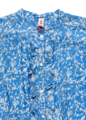 Синее кэжуал платье Becksondergaard с цветочным принтом