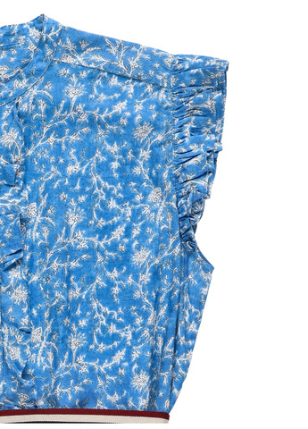 Синее кэжуал платье Becksondergaard с цветочным принтом