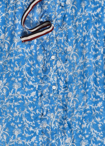 Синее кэжуал платье Becksondergaard с цветочным принтом