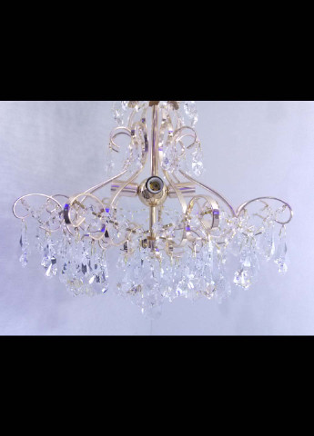 Люстра стельова кришталева 90050/4 Золото 59х49х49 см. Handmade (234538054)