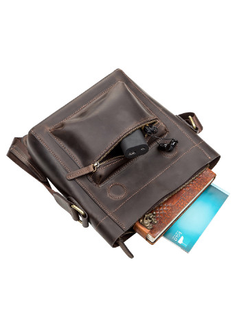 Мужская кожаная сумка 23х25х8,5 см Shvigel (252133517)