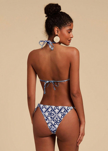 Комбинированный летний купальник (лиф, трусики) раздельный, бикини SHEIN