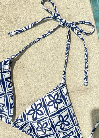 Комбинированный летний купальник (лиф, трусики) раздельный, бикини SHEIN