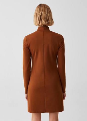 Терракотовое кэжуал платье силуэтная OVS однотонное