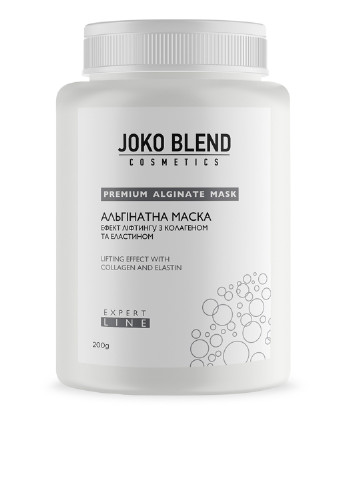 Маска альгинатная эффект лифтинга с коллагеном и эластином, 200 г Joko Blend Cosmetics бесцветная