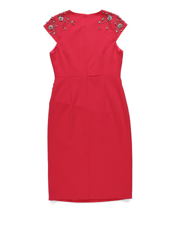 Темно-розовое коктейльное, кэжуал платье силуэтная Coast однотонное