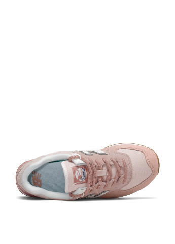 Светло-розовые всесезонные кроссовки New Balance 574