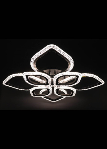 Люстра стельова LED з пультом A2522 / 4 + 4-bk Чорний 10х53х71 см. Handmade (234539622)