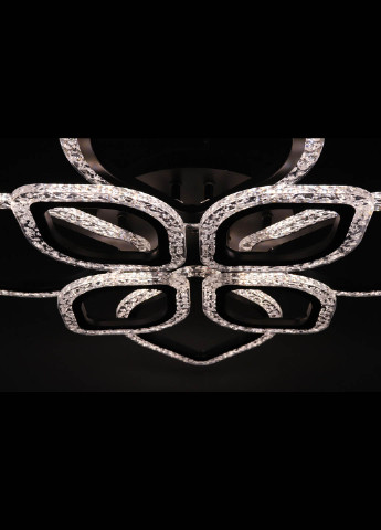 Люстра стельова LED з пультом A2522 / 4 + 4-bk Чорний 10х53х71 см. Handmade (234539622)