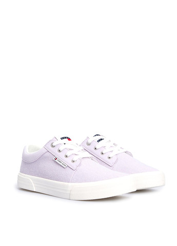 Сиреневые кеды Tommy Jeans